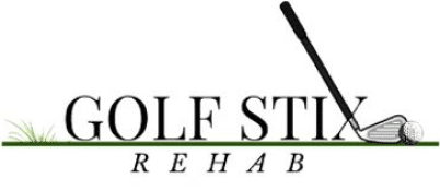 Golf Stix Rehab logo with golf club.